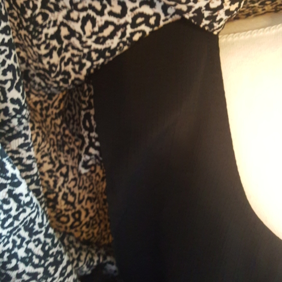 Elementz Woman 2x Cheetah print shirt W/Cami🌵 - Picture 4 of 7